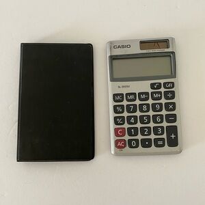 Vintage Casio Solar Cell Battery Calculator